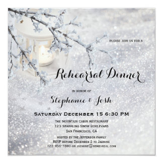 Christmas Rehearsal Dinner Invitations 8