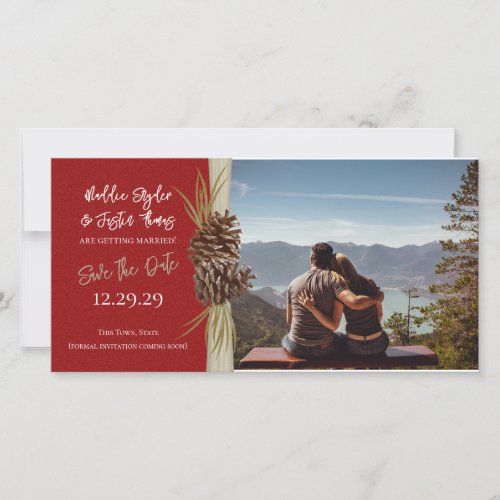 Winter Wedding Save the Date Photo