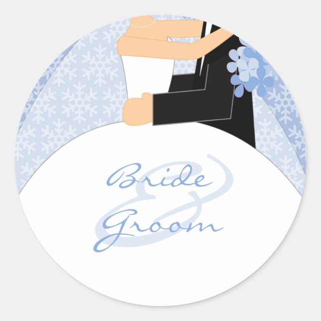 Winter Wedding Stickers (Front)