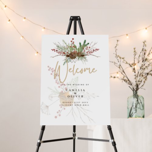 Winter Wedding Suite Print or Digital Download Foam Board