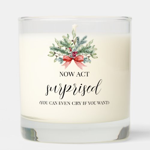 Winter Wedding Will You Be My Bridesmaid  Scented Candle