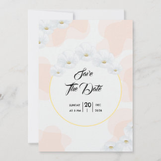 Winter Weddinr silver Card invitation card Design 