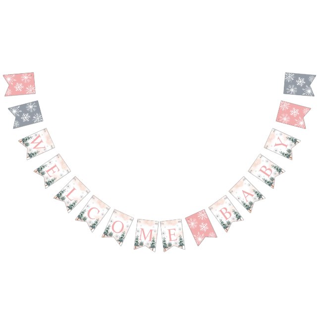 Winter Welcome Baby Bunting Flags (All)