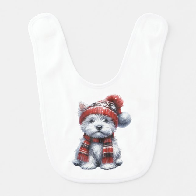 Winter Westie Bib (Front)