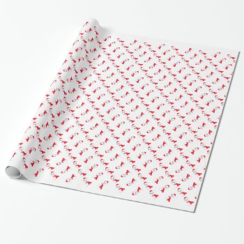 Winter Westie Wrapping Paper by totallypainted at Zazzle