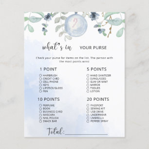 Winter What's in your purse game