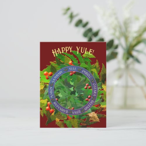 Winter Wheel of the Year Holiday Card