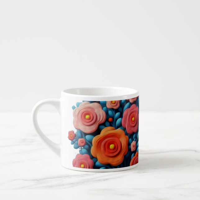 Winter Whimsy  Espresso Cup (Left)