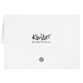 Winter Whimsy Maltese Dog Cards (Back Horizontal)