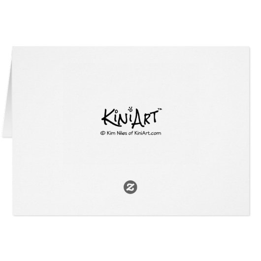 Winter Whimsy Maltese Dog Cards (Back Horizontal)