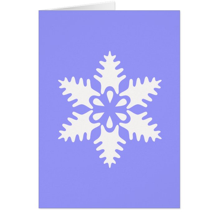 Winter White Christmas Snowflake Cards