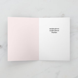 Winter White Floral – Thanks So Much Greeting Card