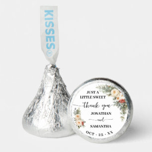 Winter White Floral Wedding Shower Sweet Favor