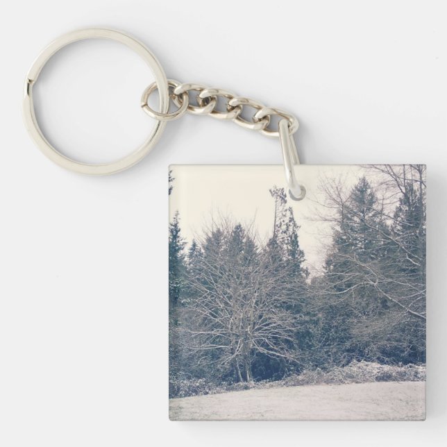 Winter White Keychain (Front)