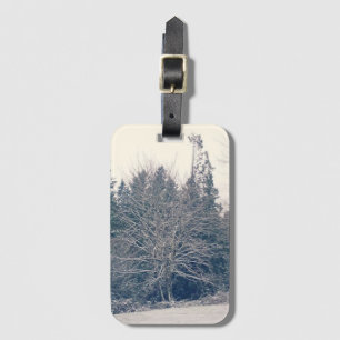 Winter White Luggage Tag