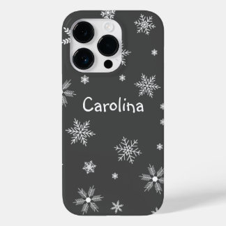 winter white pattern name grey Case-Mate iPhone 14 pro case