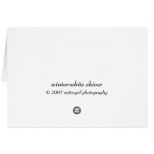 winter-white shiver cards (Back Horizontal)