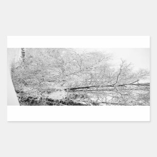 Winter Whites Rectangular Sticker