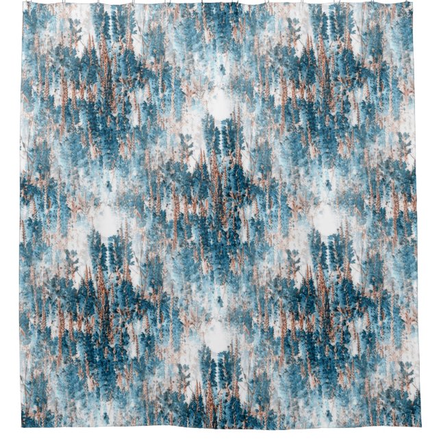 Winter wildflowers... shower curtain (Front)