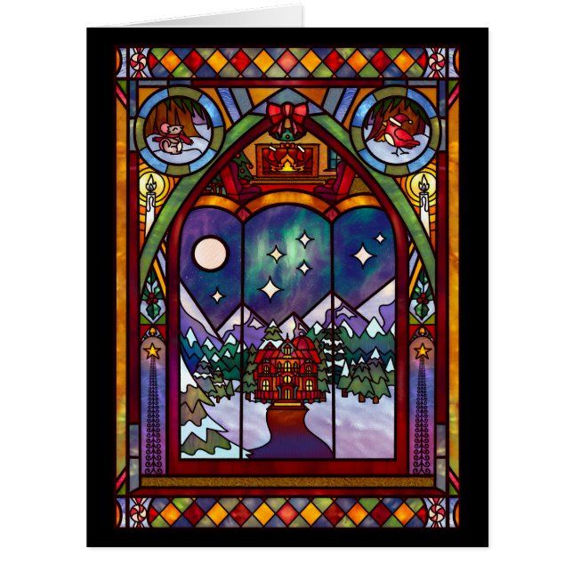 Winter Windows Christmas Card (Front)