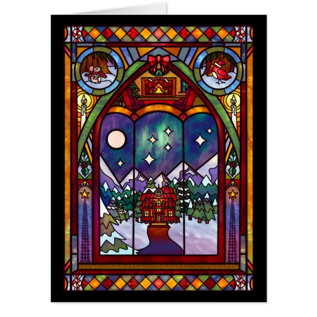 Winter Windows Christmas Card (Front)