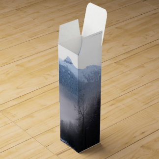 Winter Wine Box Custom 5 Eagles Canadian Landscape