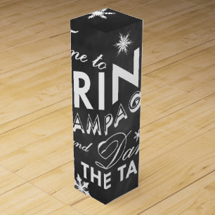 Winter Wine Box Time to Drink Champagne