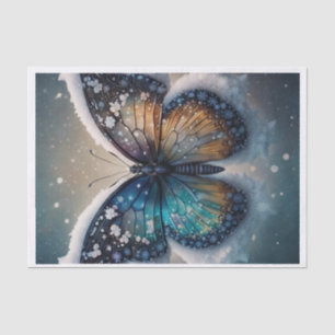 Winter Wings Butterfly Decoupage Paper