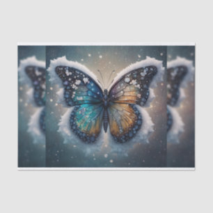 Winter Wings Butterfly Decoupage Paper