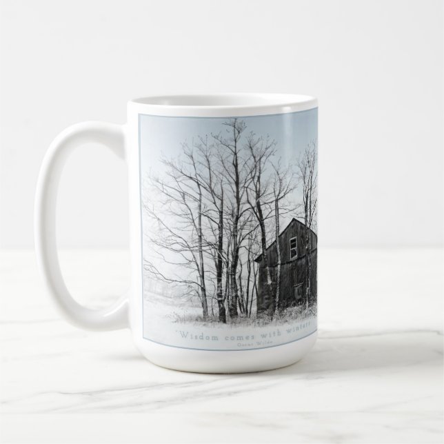 Winter Wisdom Coffee Mug (Left)