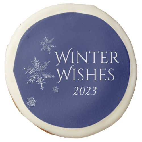 Winter Wishes Snowflakes Sugar Cookie
