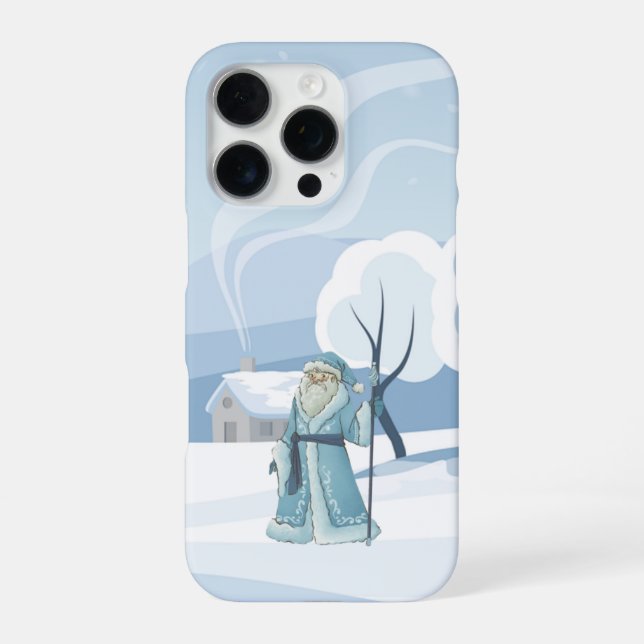 Winter Wizard – Snowy Magic Phone Case (Back)