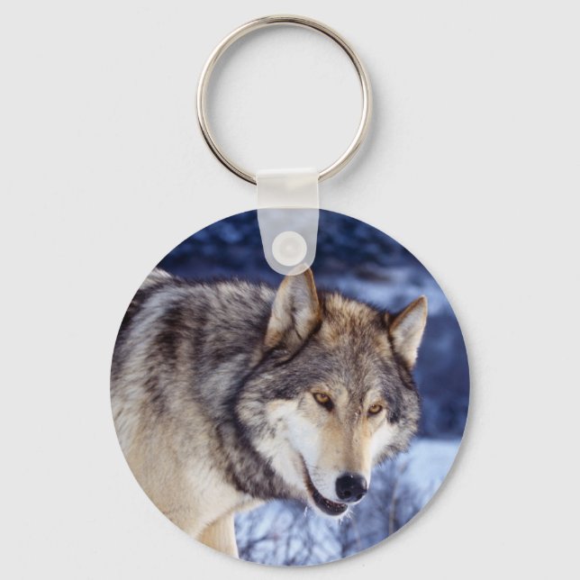 Winter Wolf 2 Keychain (Front)