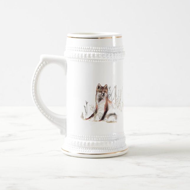 Winter Wolf Beer Stein (Left)