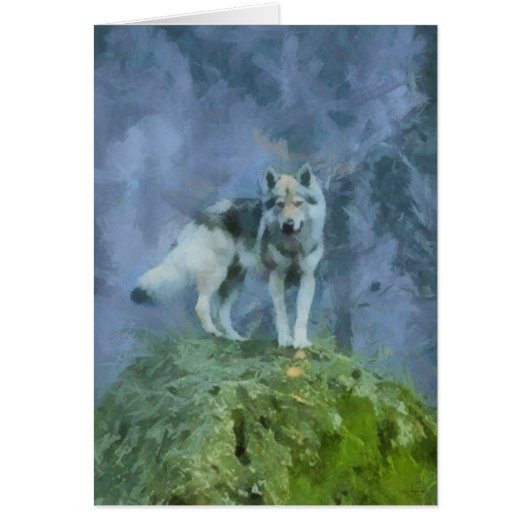 Winter wolf cards (Front)