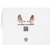 Winter Wolf - Feliz Navidad Cards (Back Horizontal)