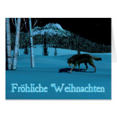 Winter Wolf - Fröhliche Weihnachten (Front Horizontal)