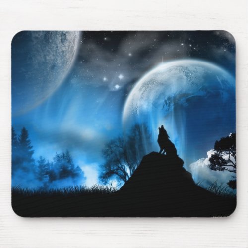 Winter Wolf Mouse Pad