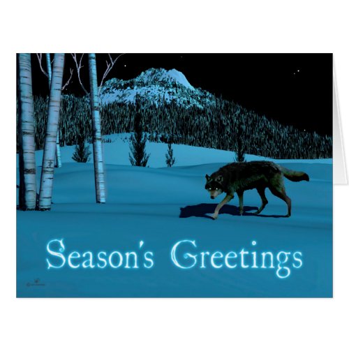 Winter Wolf _ Seasons Greetings