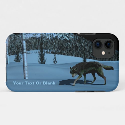 Winter Wolf _ Tapetum Lucidum iPhone 11 Case