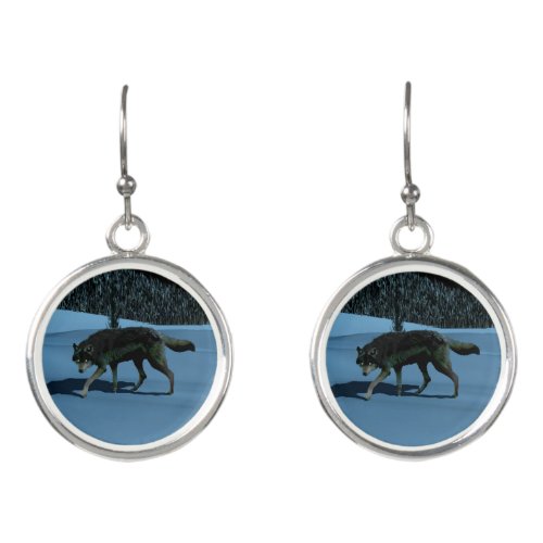 Winter Wolf _ Tapetum Lucidum Earrings