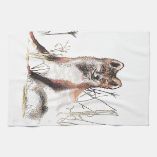 Winter Wolf Towel