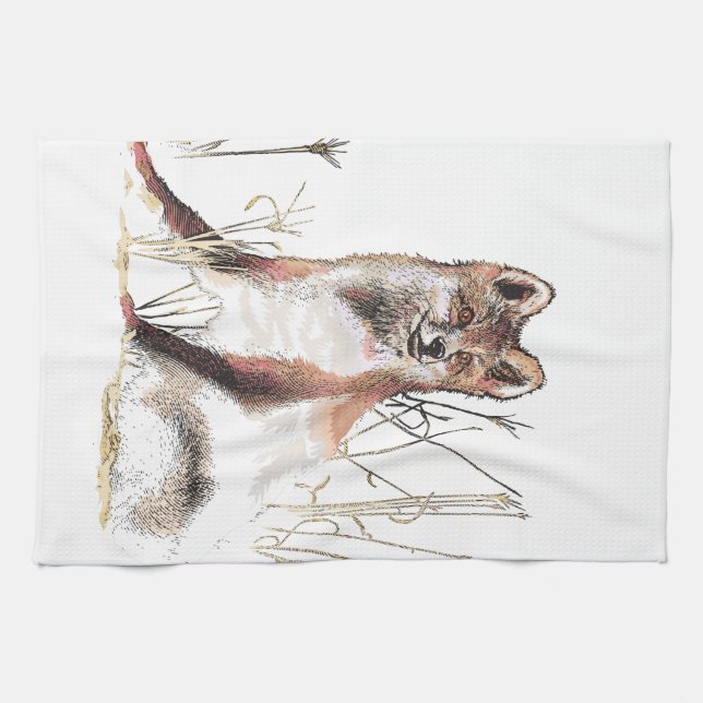 Winter Wolf Towel (Horizontal)