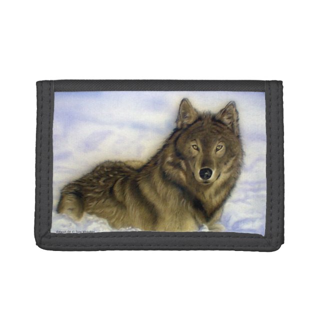 Winter Wolf Wallet (Front)