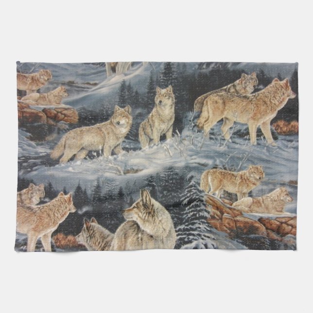 Winter Wolves Towel (Horizontal)