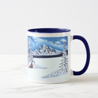 Winter Wonder Blue Combo Mug