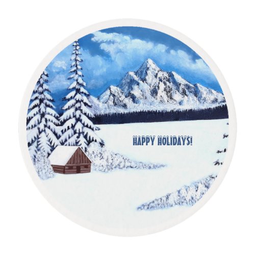 Winter Wonder Edible Frosting Rounds