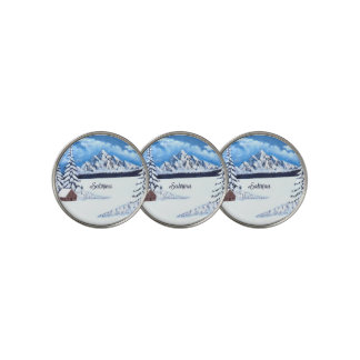 Winter Wonder Golf Ball Markers