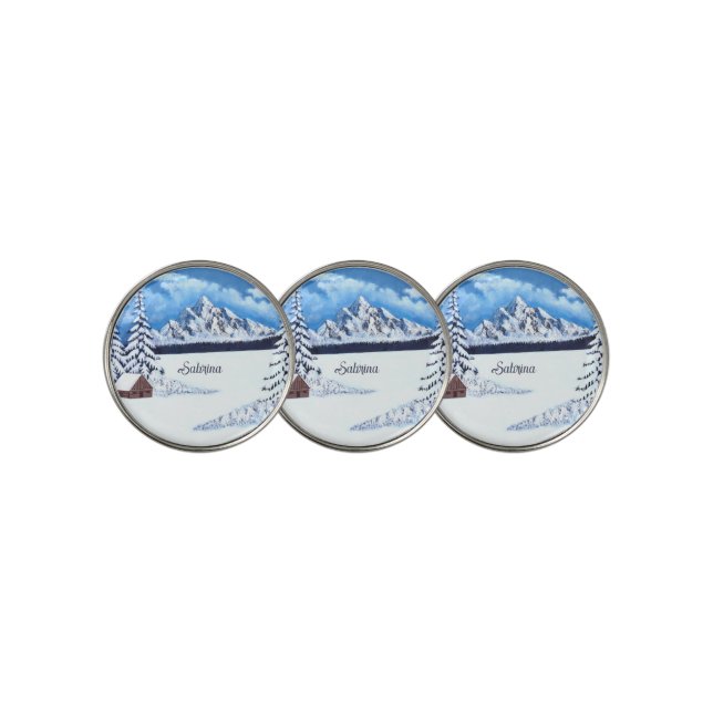 Winter Wonder Golf Ball Markers (3 Up)