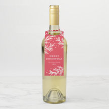 Winter Wonder Holiday Bottle Hang Tag